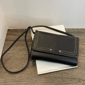 Black All in One small Bag/wallet. Pre-owned. Shoulder purse. Avon.